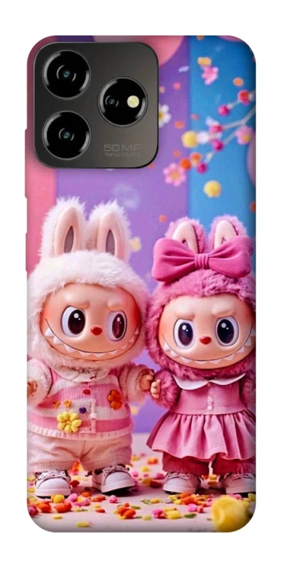 Чохол на ZTE Blade V50 Design 4G Labubu twins ver.2 фото 1 з 1