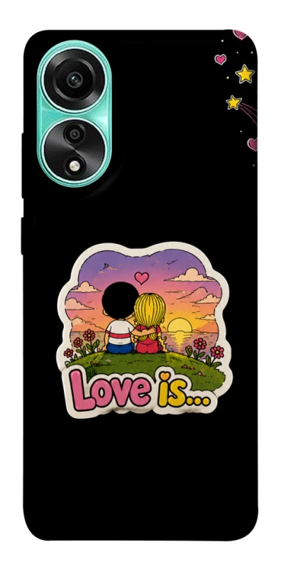 Чохол на Oppo A78 4G Love is ver.5 фото 1 з 1