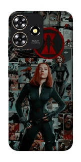 Чехол на ZTE Blade A73 4G Black Widow фото 1 из 1