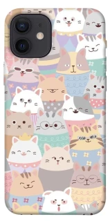 Чохол на Apple iPhone 12 (6.1") Funny Kittens ver.2 фото 1 з 1
