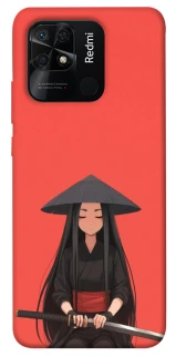 Чехол на Xiaomi Redmi 10C Red samurai фото 1 из 1