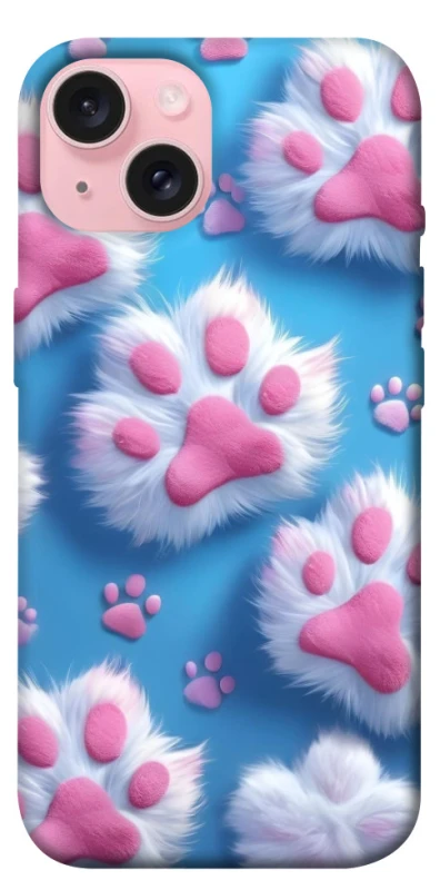 Чохол на Apple iPhone 15 (6.1") Cat paw фото 1 з 1
