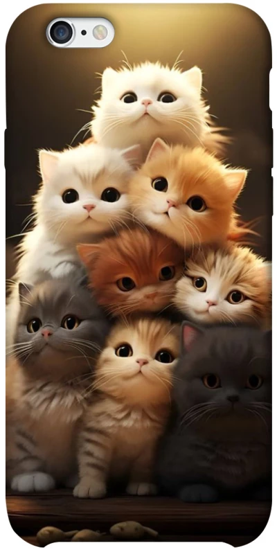 Чехол на Apple iPhone 6/6s plus (5.5") Чехол Kittie Love v2 фото 1 из 1