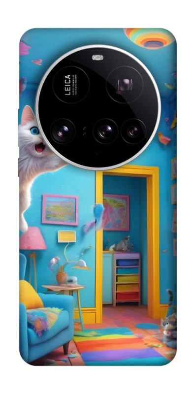 Чохол на Xiaomi 15 Ultra crazy cat фото 1 з 1