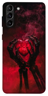 Чохол на Samsung Galaxy S21+ Heart in the hands of a skeleton фото 1 з 1