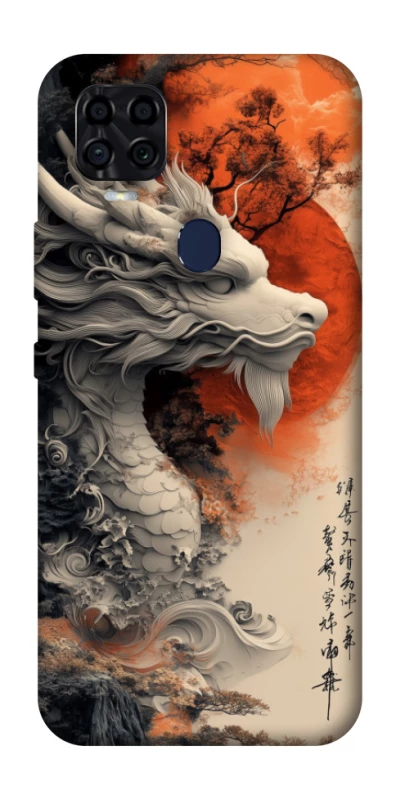 Чохол на ZTE Blade v2020 white dragon фото 1 з 1