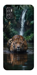 Чехол на ZTE Blade A7s (2020) Leopard in water фото 1 из 1