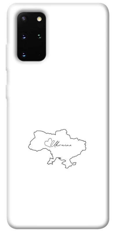 Чохол на Samsung Galaxy S20+ Ukraine map фото 1 з 1