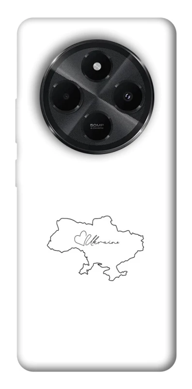 Чехол на Xiaomi Poco C75 Ukraine map фото 1 из 1