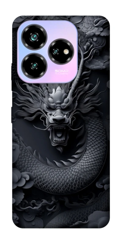 Чохол на ZTE Nubia V60 black dragon фото 1 з 1