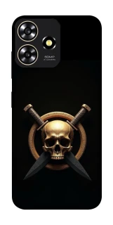 Чохол на ZTE Blade A73 4G Golden Skull фото 1 з 1