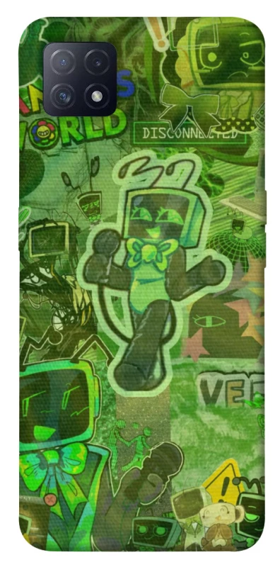 Чохол на Oppo A72 5G / A73 5G Dandysworld tv green theme фото 1 з 1