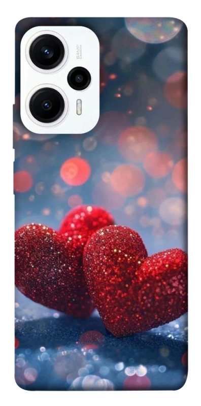 Чохол на Xiaomi Poco F5 / Note 12 Turbo Red hearts фото 1 з 1