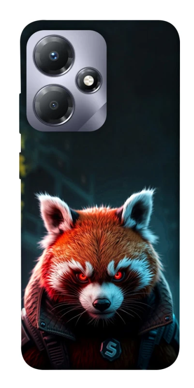 Чохол на Infinix Hot 30 Play Cyber Red Panda фото 1 з 1