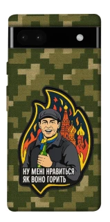 Чохол на Google Pixel 6a Ну мені нравиться як воно горить фото 1 з 1
