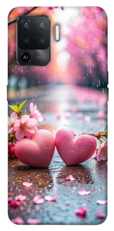 Чохол на Oppo Reno 5 Lite Pink heart фото 1 з 1