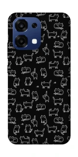 Чехол на Oppo A6 Pro 4G/5G Black Cats фото 1 из 2