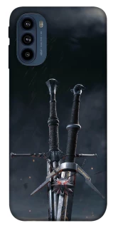 Чехол на Motorola Moto G41 Мечи Ведьмака фото 1 из 1