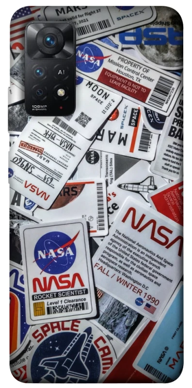 Чохол на Xiaomi Redmi Note 12 Pro 4G NASA ver.4 фото 1 з 1