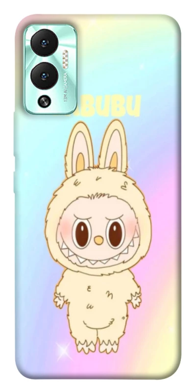 Чохол на Infinix Hot 12 Play Fluffy Rainbow Labubu фото 1 з 1