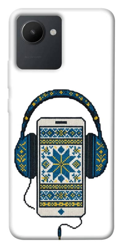 Чехол на Realme C30 Современная вышиванка фото 1 из 1