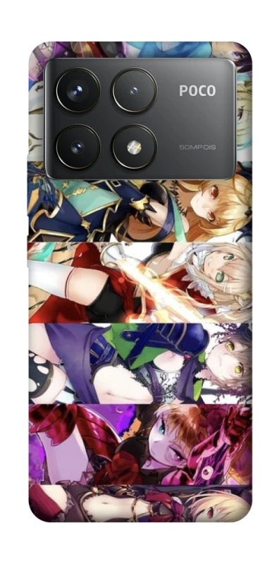 Чехол на Xiaomi Poco F6 Pro Genshin Impact ver.2 фото 1 из 1