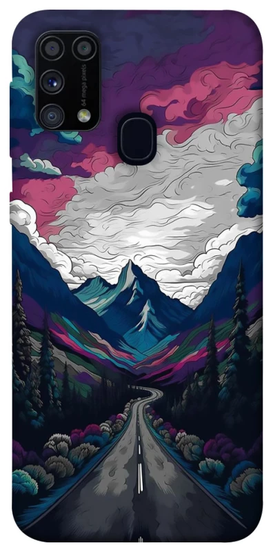 Чехол на Samsung Galaxy M31 Нарисованные горы фото 1 из 1
