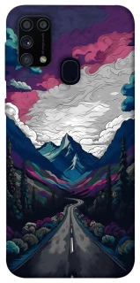 Чехол на Samsung Galaxy M31 Нарисованные горы фото 1 из 1