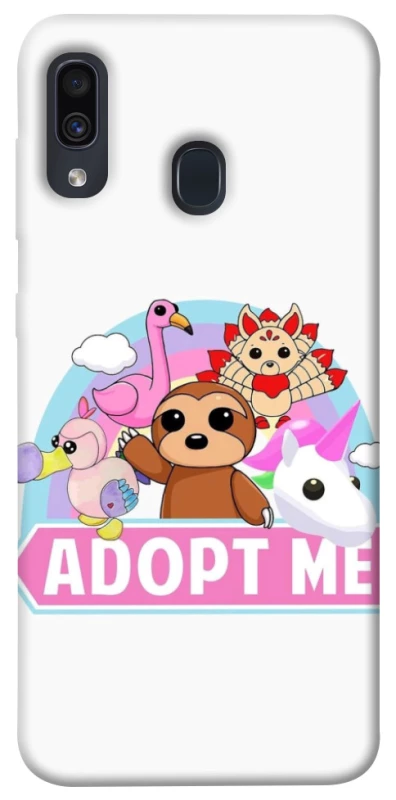 Чохол на Samsung Galaxy A20 / A30 Adopt Me Pets Logo фото 1 з 1