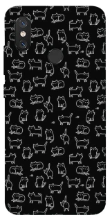 Чехол на Xiaomi Mi 8 Black Cats фото 1 из 1