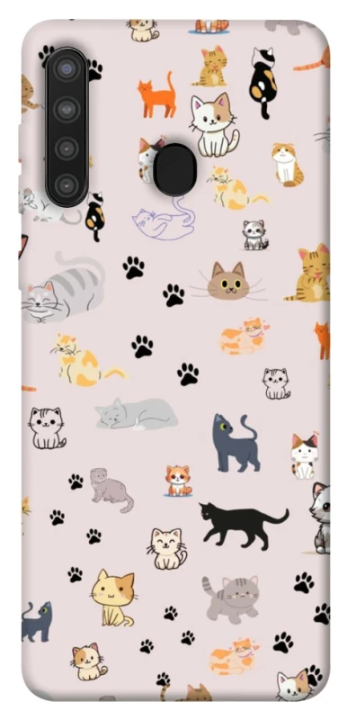 Чохол на Samsung Galaxy A21 Cat style ver.1 фото 1 з 1