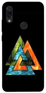 Чехол на Xiaomi Redmi Note 7 / Note 7 Pro / Note 7s Валькнут v4 фото 1 из 1