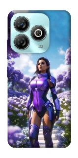 Чохол на ZTE Blade A75 4G Cyber space girl ver.4 фото 1 з 1