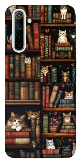 Чохол на Realme 6 Cats & Books фото 1 з 1