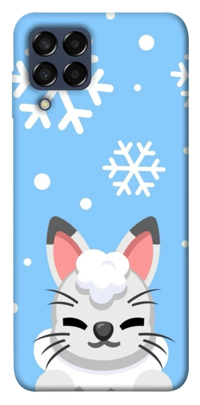 Чохол на Samsung Galaxy M33 5G Adopt Me Snow Kitty Smile фото 1 з 1