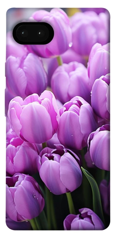 Чохол на Google Pixel 7a Фіолетові тюльпани фото 1 з 1
