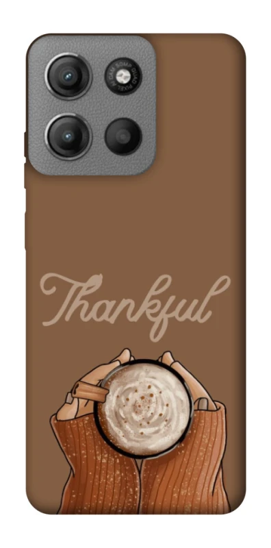 Чохол на Motorola Moto G15 Power Thankful coffee фото 1 з 1