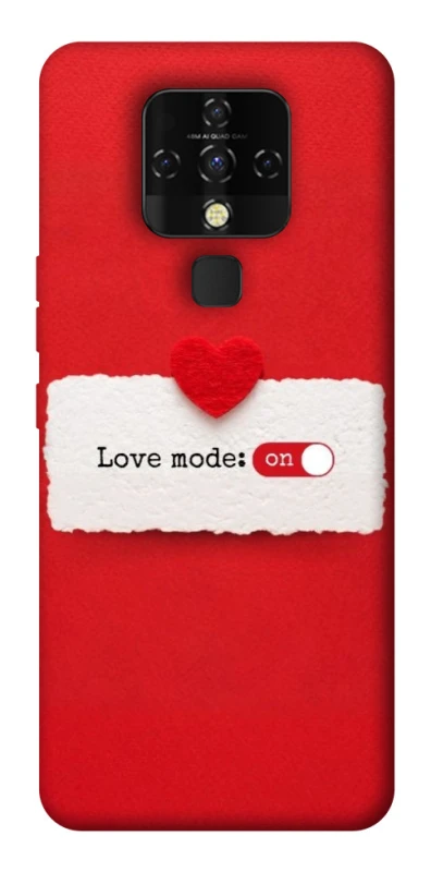 Чохол на TECNO Camon 16 SE Love Mode ON фото 1 з 1