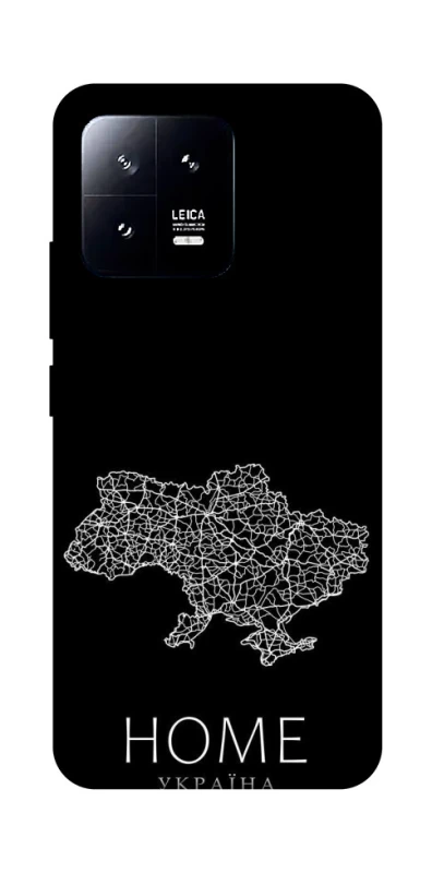 Чохол на Xiaomi 13 Ukraine black map фото 1 з 1