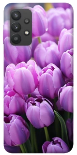Чехол на Samsung Galaxy A32 (A325F) 4G Фиолетовые тюльпаны фото 1 из 1
