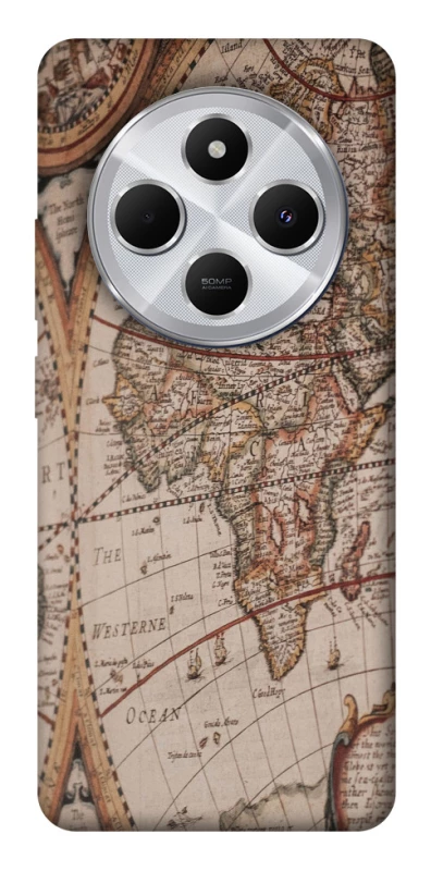 Чехол на Xiaomi Redmi 14C / Poco C75 Карта путешествий фото 1 из 1