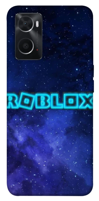 Чохол на Oppo A76 4G Roblox Space Logo Blue фото 1 з 1