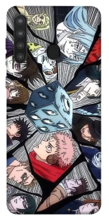 Чехол на Samsung Galaxy A21 jujutsu kaisen v4 фото 1 из 1