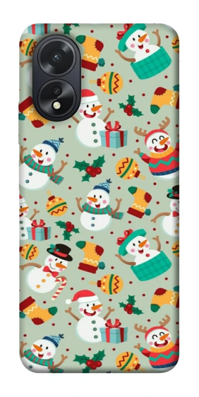 Чохол на Oppo A18 Новорічний v2 фото 1 з 1