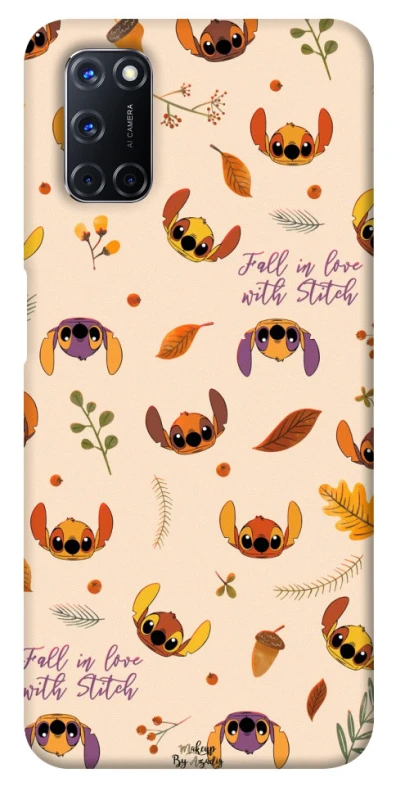 Чохол на Oppo A52 / A72 / A92 Fall in love with Stitch фото 1 з 1