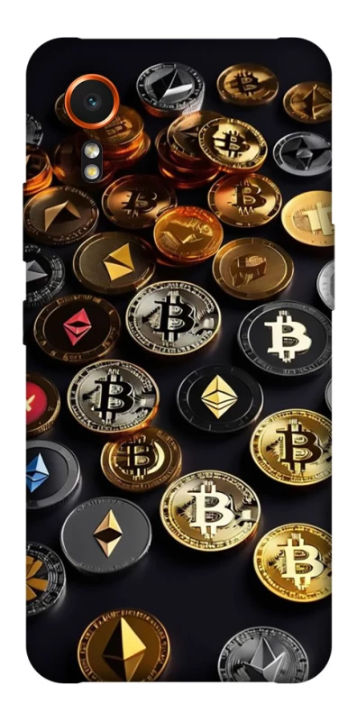 Чехол на Samsung Galaxy Xcover7 Many coins фото 1 из 1