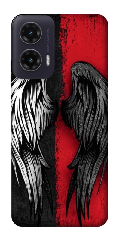 Чехол на Motorola Moto G35 Angel and Devil фото 1 из 1