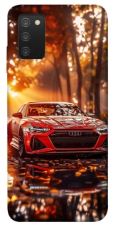 Чехол на Samsung Galaxy A03s Audi at sunset фото 1 из 1