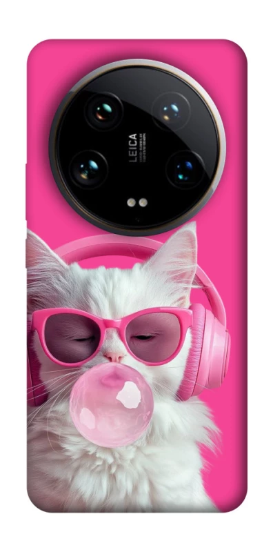 Чехол на Xiaomi 14 Ultra Pink kitty фото 1 из 1