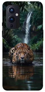 Чехол на OnePlus 9 Leopard in water фото 1 из 1